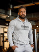 Sweat à capuche K103 gris clair MITARE PRO MAN