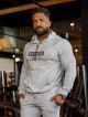 Sweat à capuche K103 gris clair MITARE PRO MAN