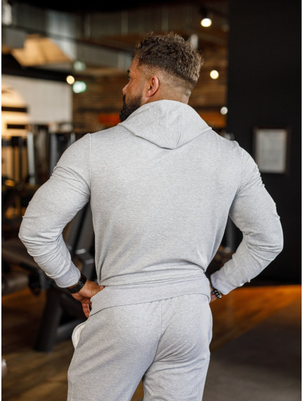Sweat à capuche K103 gris clair MITARE PRO MAN 2