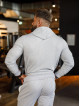 Sweat à capuche K103 gris clair MITARE PRO MAN