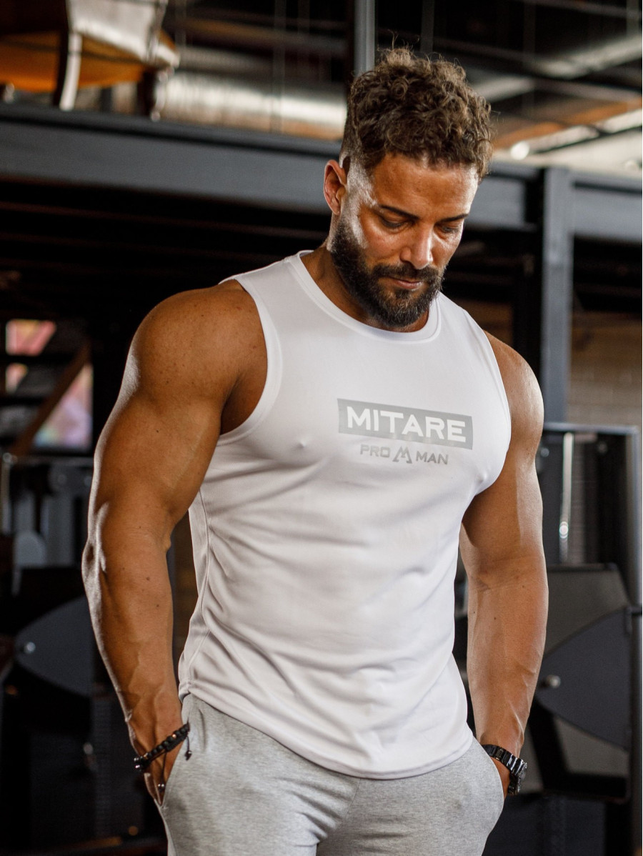 Débardeur K092 blanc MITARE PRO MAN