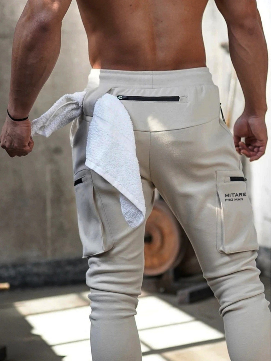 Pantalon de jogging K102 gris clair MITARE PRO MAN