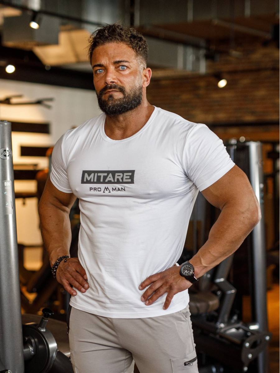 Tee shirt K093 blanc MITARE PRO MAN