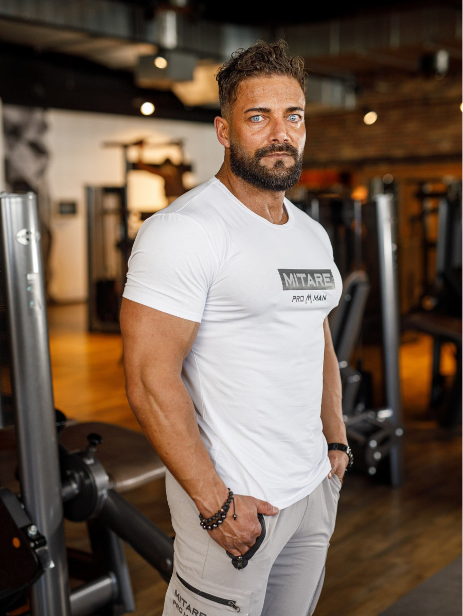 Tee shirt K093 blanc MITARE PRO MAN