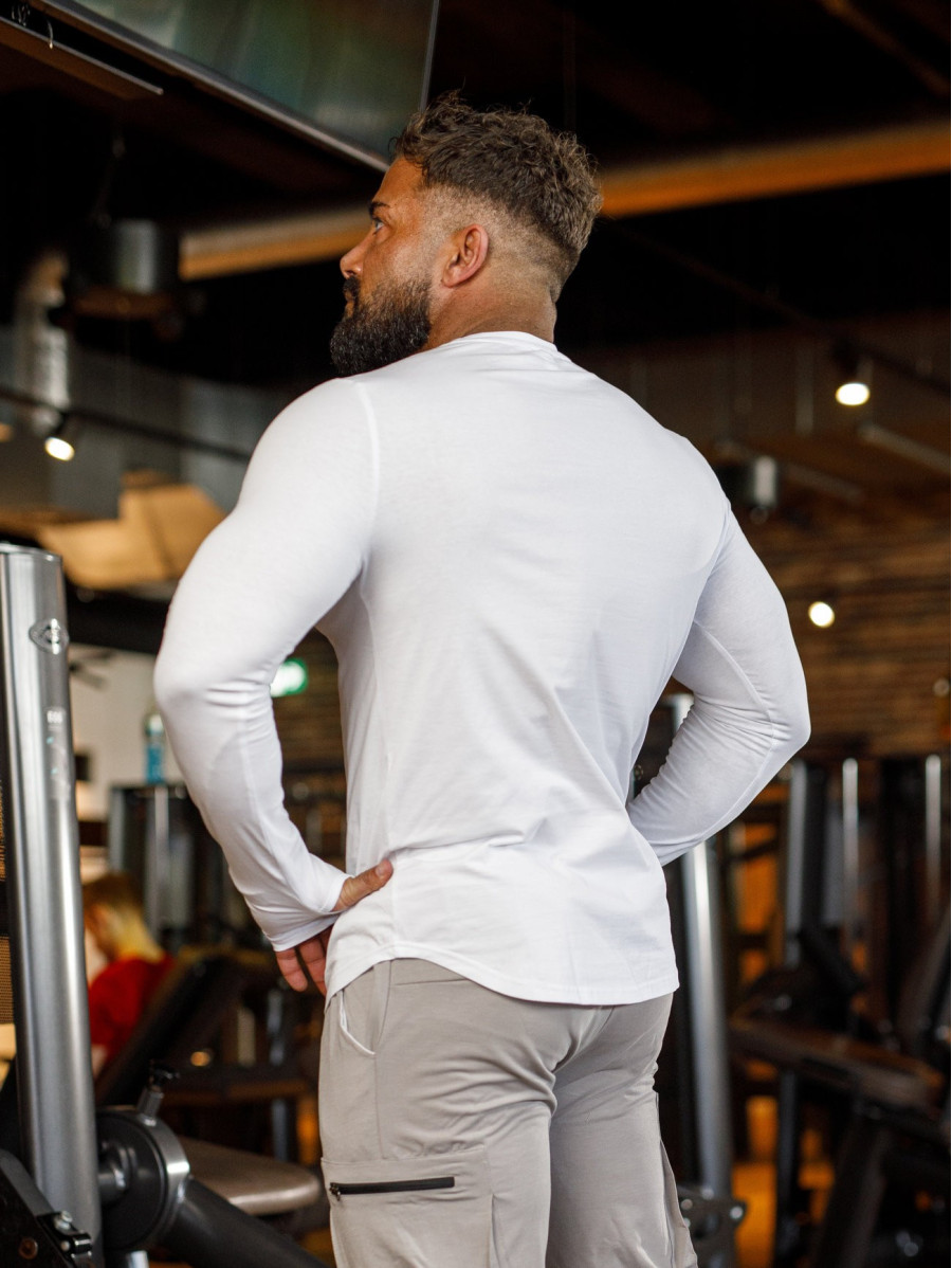 T-shirt manches longues K094 blanc MITARE PRO MAN