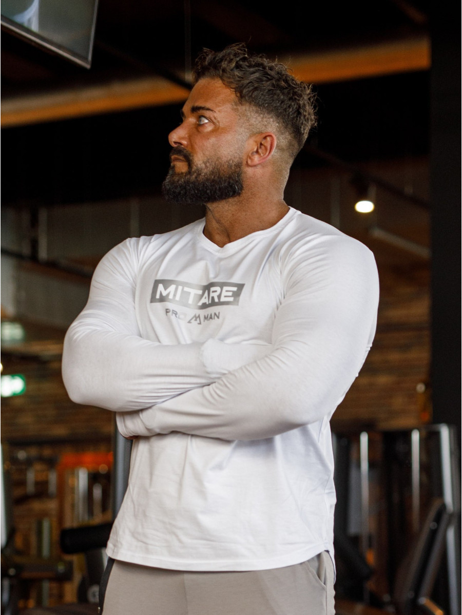 T-shirt manches longues K094 blanc MITARE PRO MAN