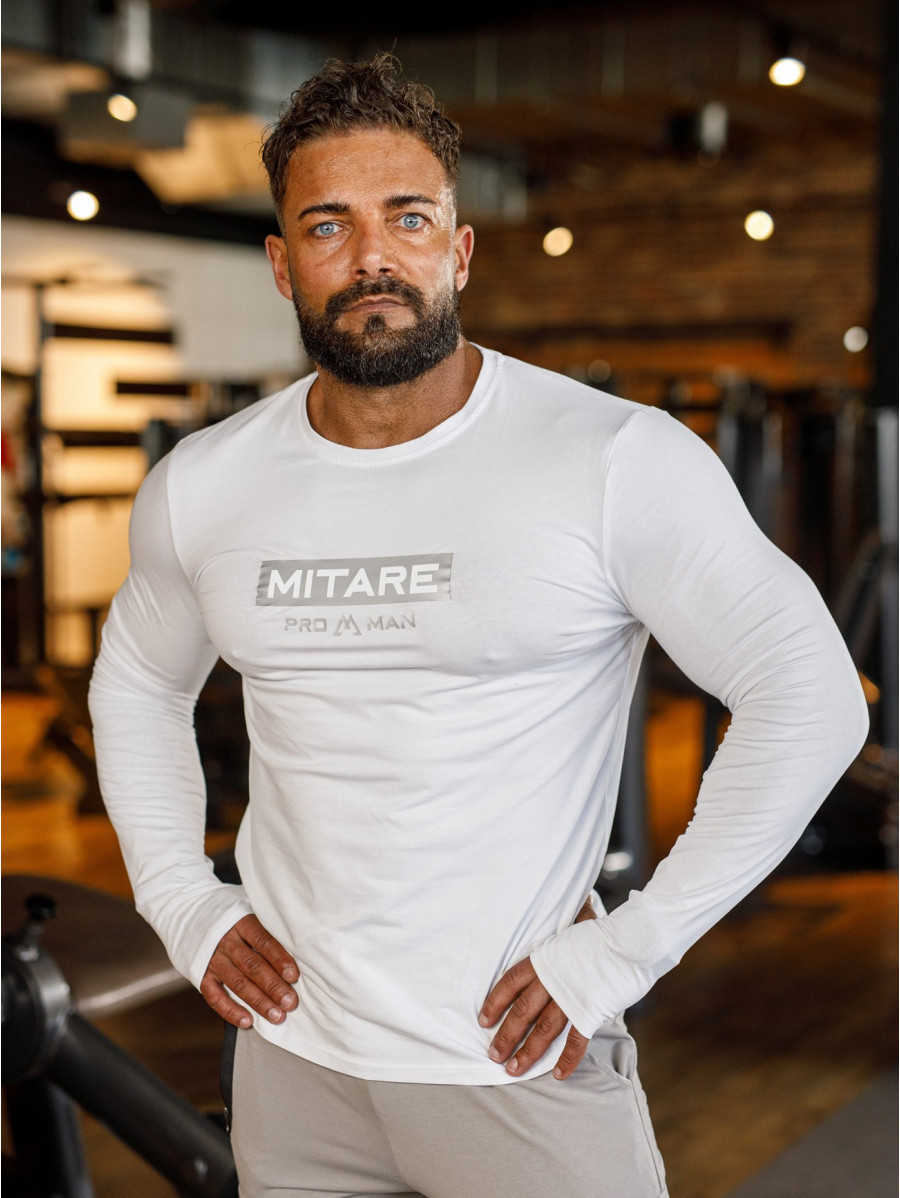 T-shirt manches longues K094 blanc MITARE PRO MAN