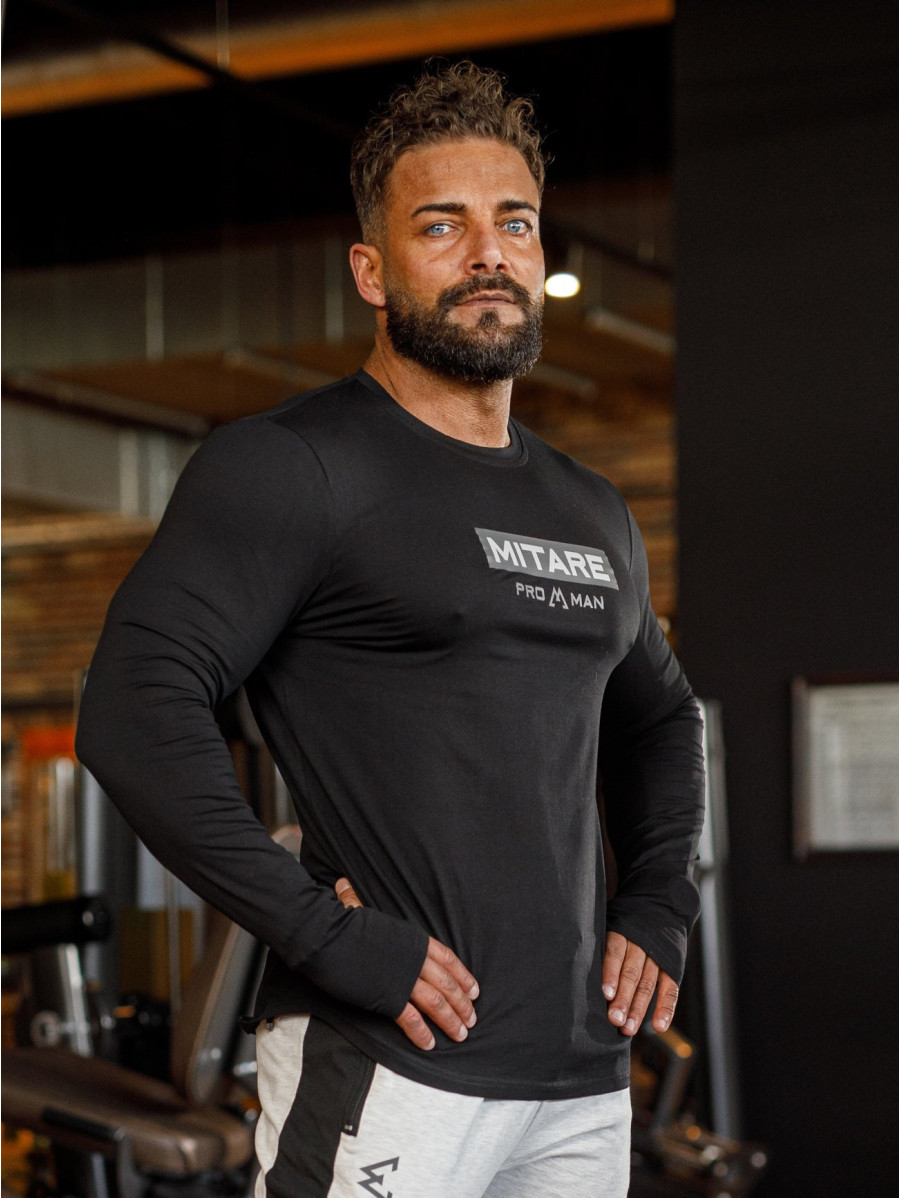 T-shirt manches longues K094 noir MITARE PRO MAN