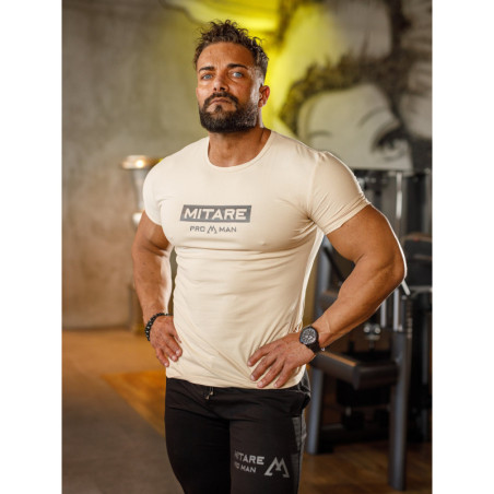 Tee shirt K093 beige MITARE PRO MAN