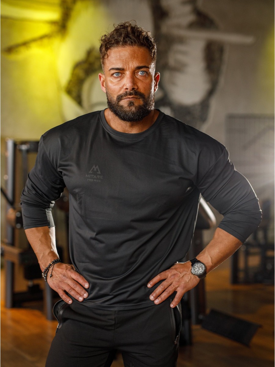 T-shirt manches longues K101 noir MITARE PRO MAN