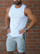 Short BEST CLASSIC K112 gris clair MITARE PRO MAN