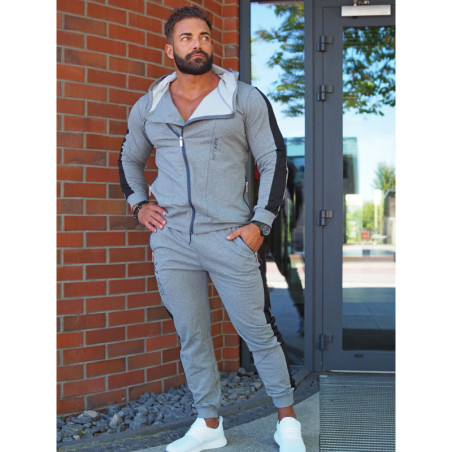 Sweat à capuche K097 gris foncé MITARE PRO MAN