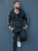 Sweat à capuche K097 noir MITARE PRO MAN