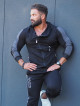 Sweat à capuche K097 noir MITARE PRO MAN