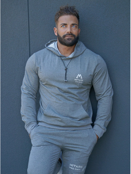 Sweat à capuche K088 gris foncé MITARE PRO MAN