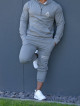 Sweat à capuche K088 gris foncé MITARE PRO MAN