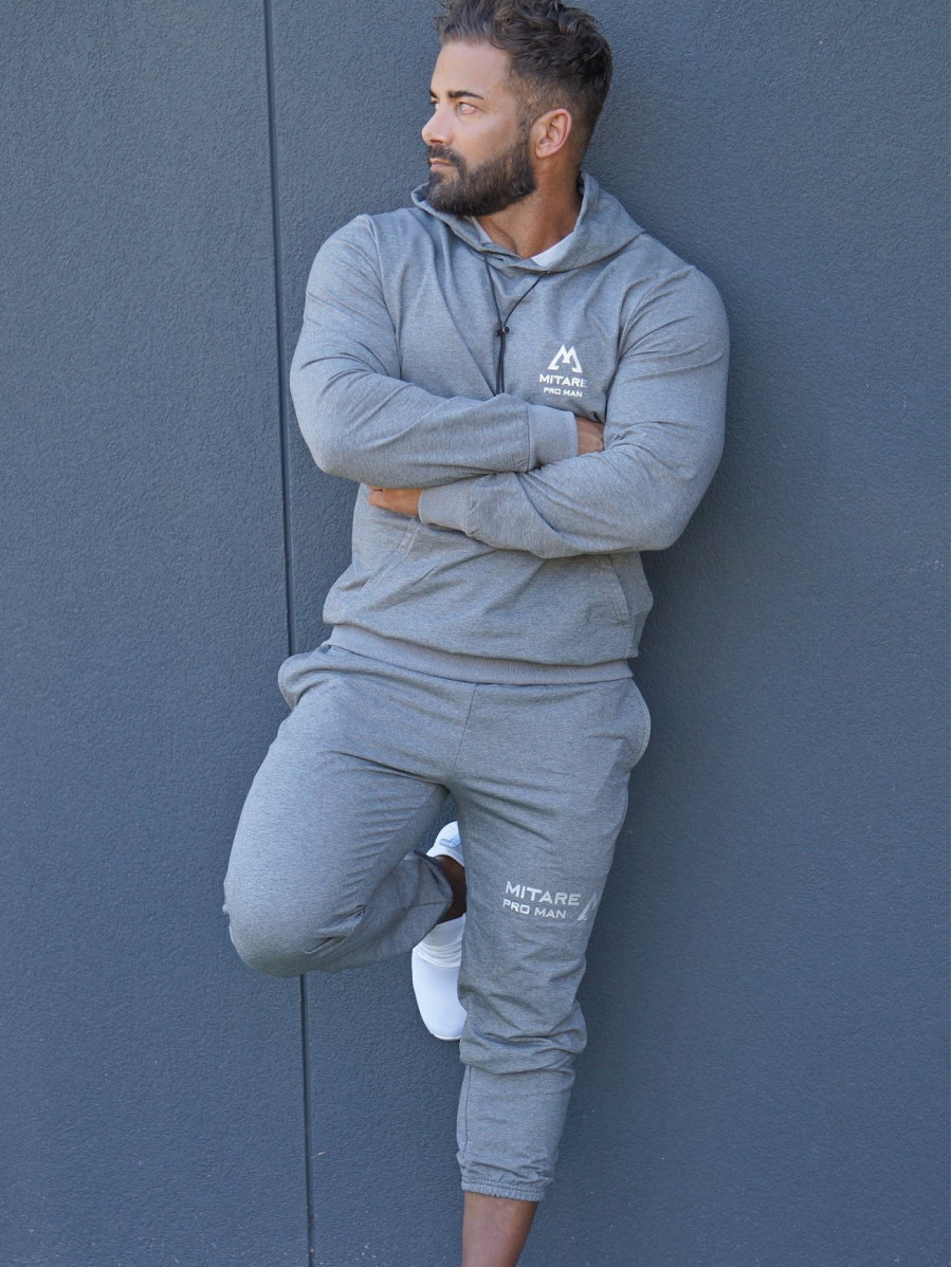Sweat à capuche K088 gris foncé MITARE PRO MAN