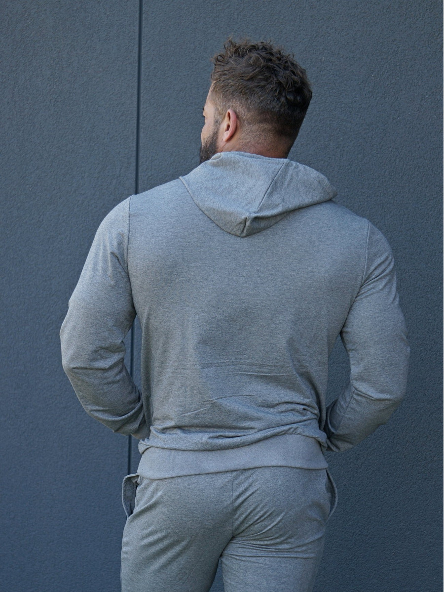 Sweat à capuche K088 gris foncé MITARE PRO MAN