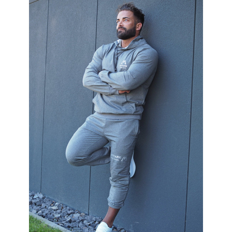 Sweat à capuche K088 gris foncé MITARE PRO MAN