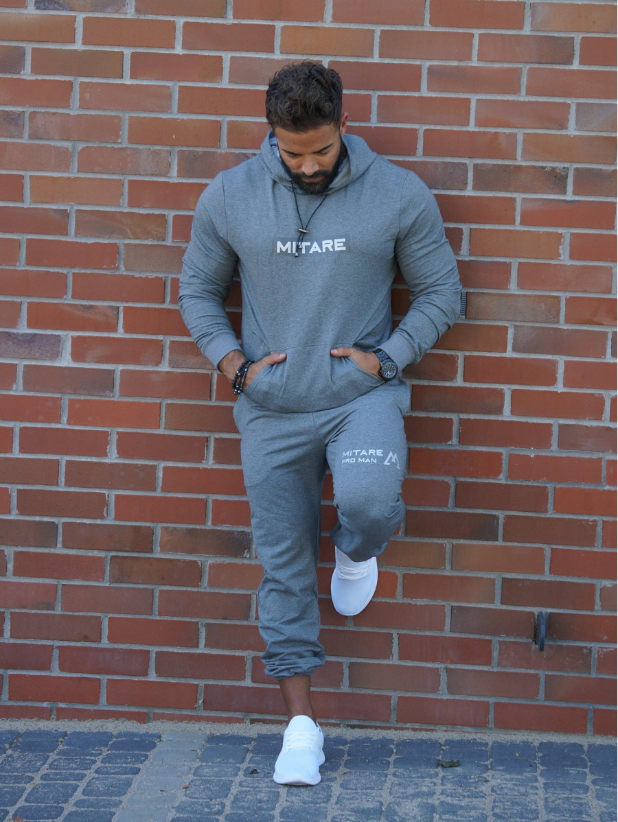 Sweat à capuche K103 gris foncé MITARE PRO MAN