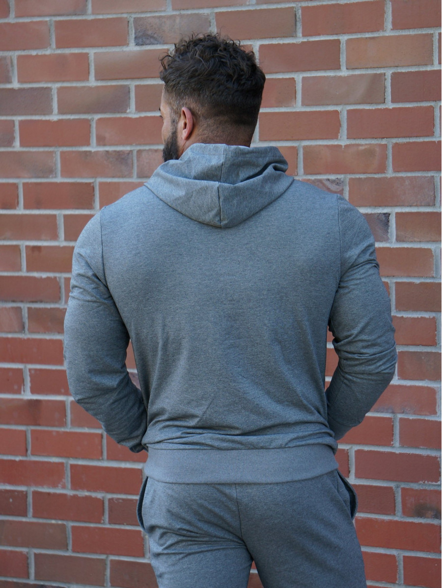 Sweat à capuche K103 gris foncé MITARE PRO MAN