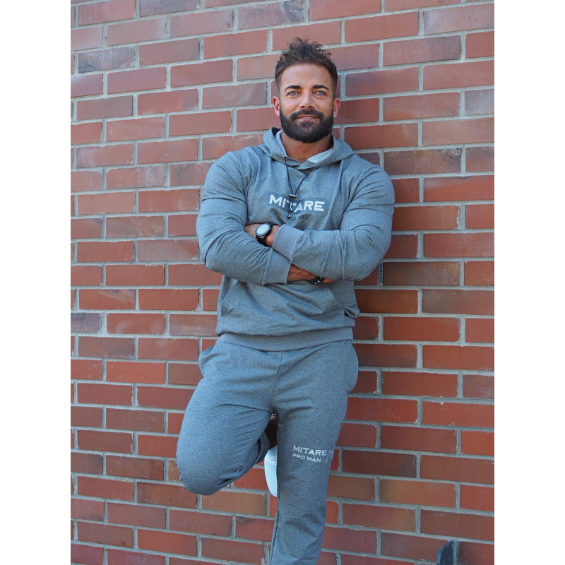 Sweat à capuche K103 gris foncé MITARE PRO MAN