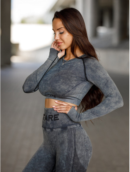 Top court sans couture PUSH UP MAX MARBLE K110 noir MITARE