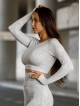 Top court sans couture PUSH UP MAX MARBLE K110 gris clair MITARE