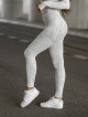 Legging sans couture PUSH UP MAX MARBLE K111 gris clair MITARE