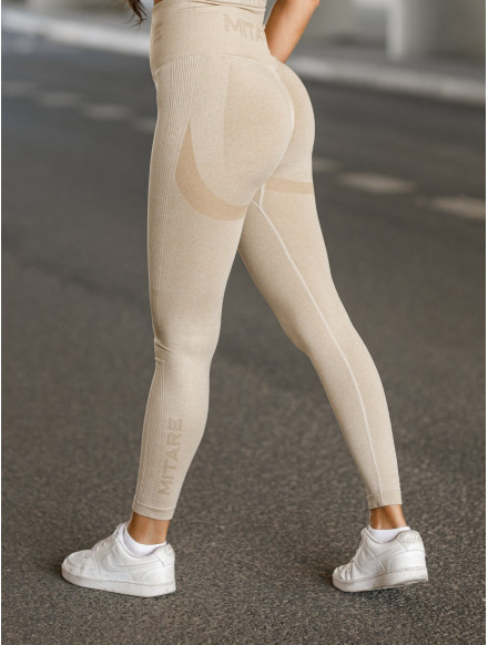 Legging sans couture PUSH UP MAX K001 beige MITARE 2