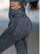 Legging gainant amincissant PUSH UP MAX MARBRE K111A noir MITARE