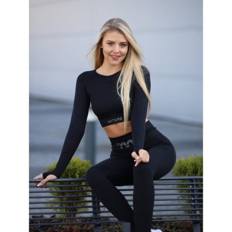 Legging gainant amincissant PUSH UP MAX K001A noir MITARE