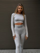 Legging gainant amincissant PUSH UP MAX MARBRE K111A gris clair MITARE