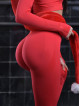 Legging gainant amincissant PUSH UP MAX ANGEL K001A rouge MITARE