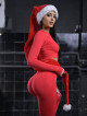 Top court sans couture PUSH UP MAX K084 rouge MITARE