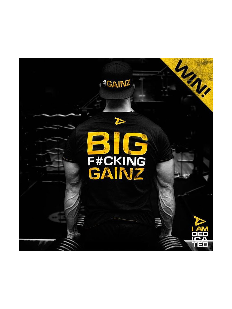 T-shirt BIG FUCKING GAINZ MODEL D019 DEDICATED