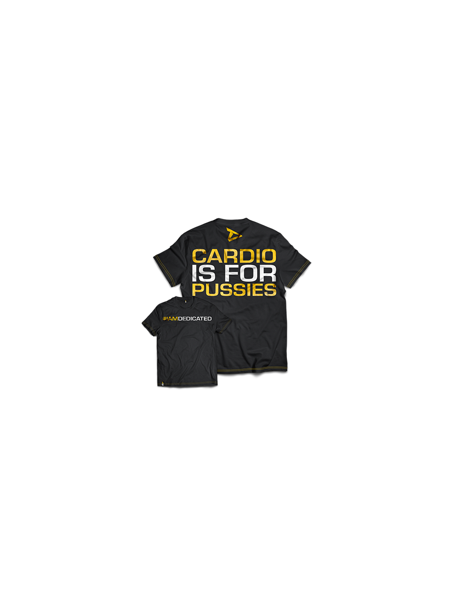 T-shirt CARDIO IS FOR PUSSIES MODEL D047 DEDICATED