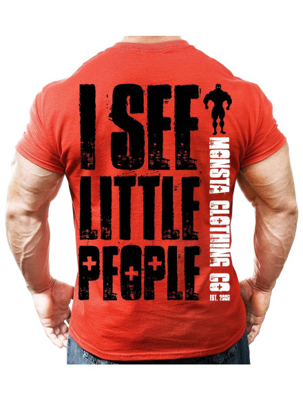 Koszulka I See Little People M002 RED MONSTA