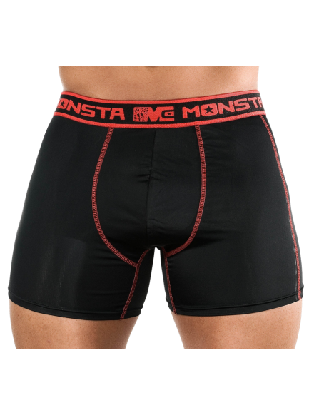 Bokserki MONSTA M163 BLACK/RED MONSTA