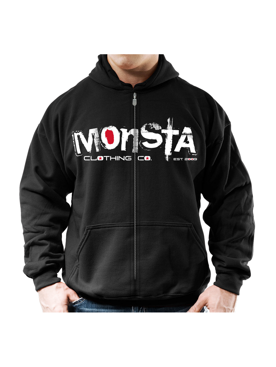 Bluza męska długi rękaw M082 Black MONSTA