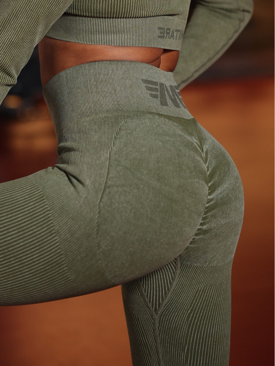 Legging gainant amincissant DREAM PUSH UP ANGEL K108A vert MITARE