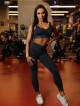 Legging gainant amincissant DREAM PUSH UP K108A graphite MITARE