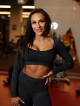 Crop Top Sans Couture DREAM K107 graphite MITARE