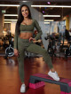 Legging gainant amincissant DREAM PUSH UP ANGEL K108A vert MITARE