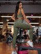 Legging gainant amincissant DREAM PUSH UP ANGEL K108A vert MITARE