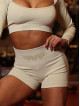 Short sans coutures DREAM PUSH UP K109 beige MITARE