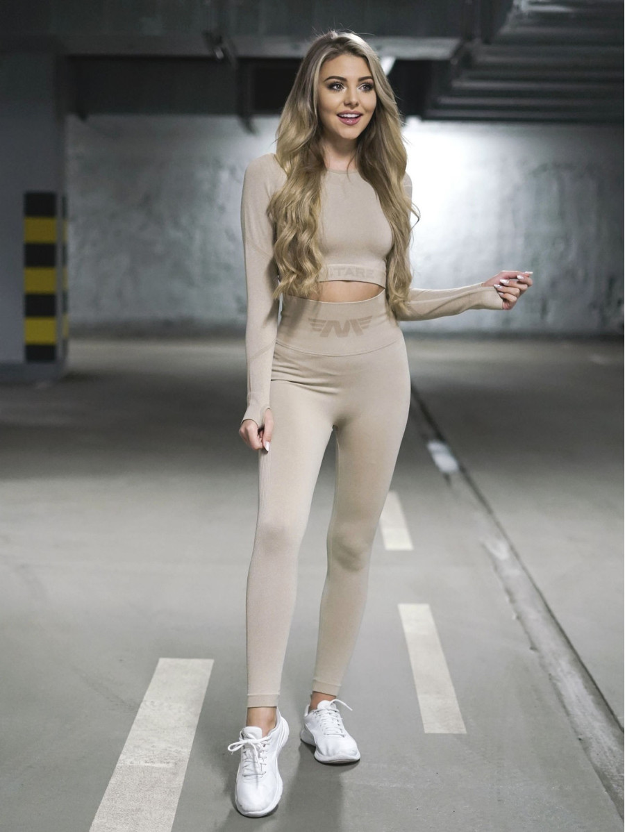 Legging gainant amincissant PUSH UP MAX ANGEL K001A beige MITARE