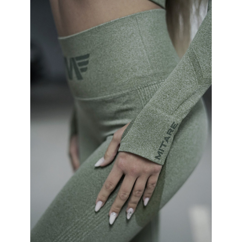 Legging gainant amincissant PUSH UP MAX ANGEL K001A armée verte MITARE
