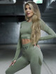 Top court sans couture PUSH UP MAX K084 armée verte MITARE
