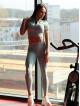 Legging gainant amincissant PUSH UP STREET COLLECTION K127 vert d'eau clair MITARE
